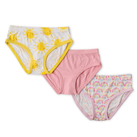 Toddler Girls' Nano Llama 3 Pack Bikini Underwear