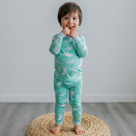 Construction Two-Piece Pajama Set - Little Sleepies