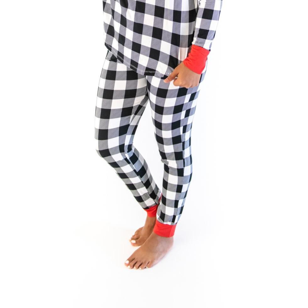 womens buffalo plaid pajama pants