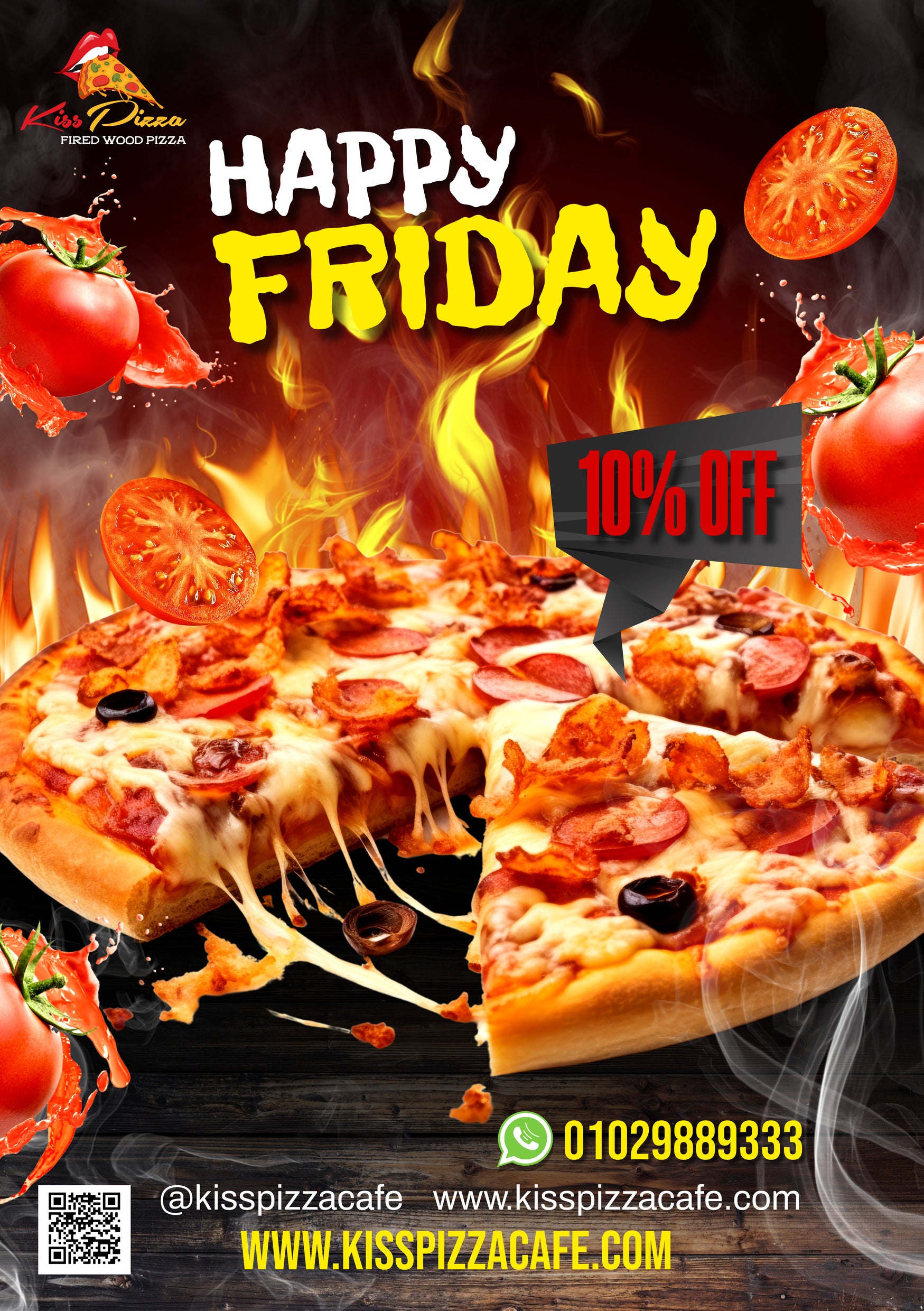 Kiss Pizza Friday Offer