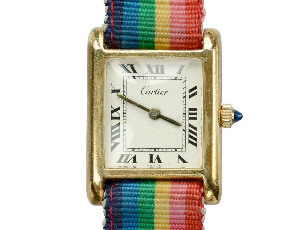 cartier tank watch 1980