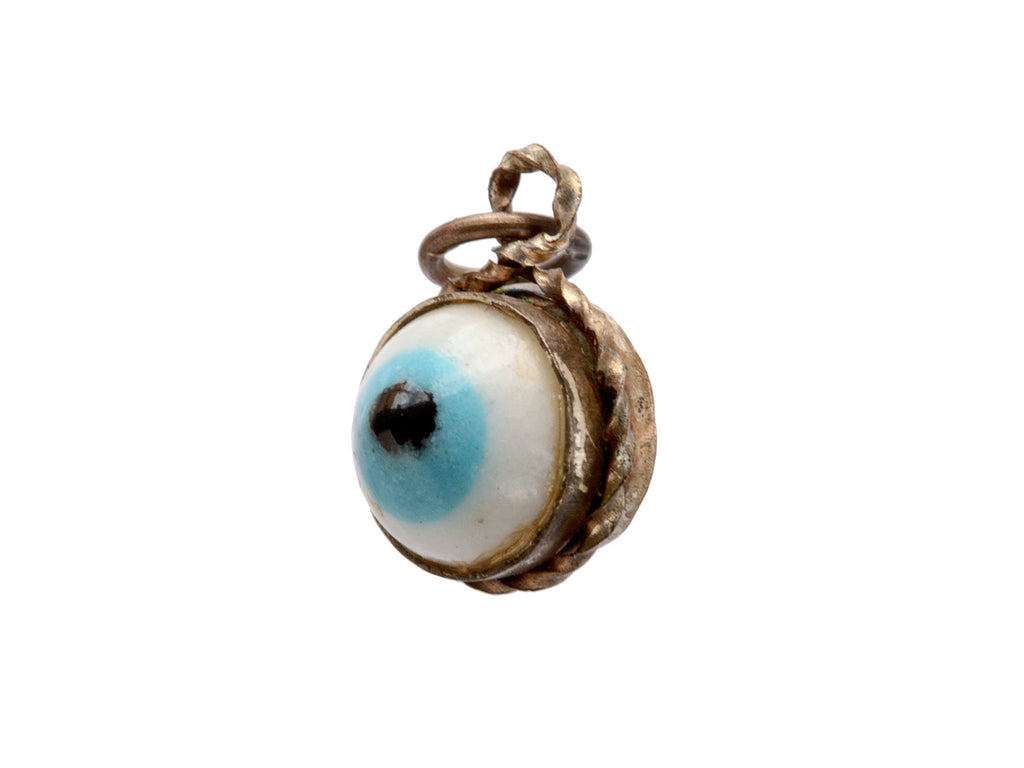 vintage evil eye pendant