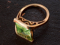 1950s Uranium Glass Ring - Erie Basin