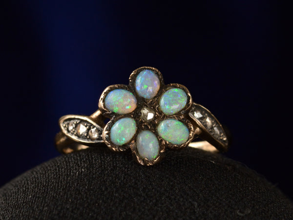 c1890 Victorian Opal Ring – Erie Basin