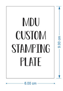 order custom plates