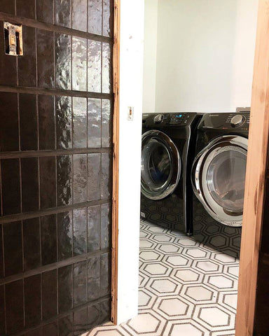 Hex Appeal Laundry Room Tile