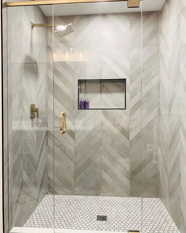 Herringbone Shower