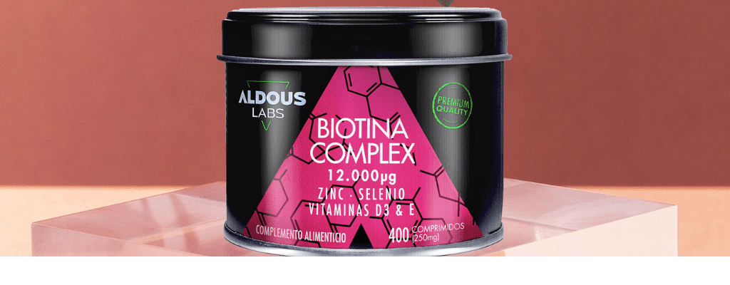 Biotina Complex Aldous Bio con Zinc, Selenio, Vitamina D3 y Vitamina E