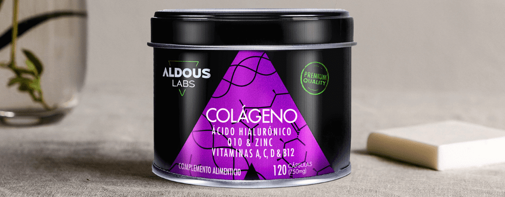Colágeno Hidrolizado con Ácido Hialurónico, Coenzima Q10, Zinc y Vitaminas de Aldous Bio