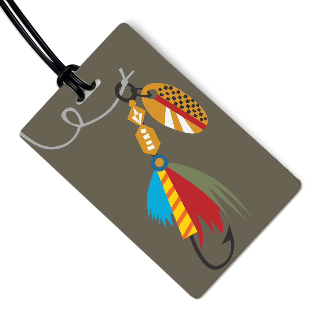 Fishing Fly Luggage Tag – R. Nichols