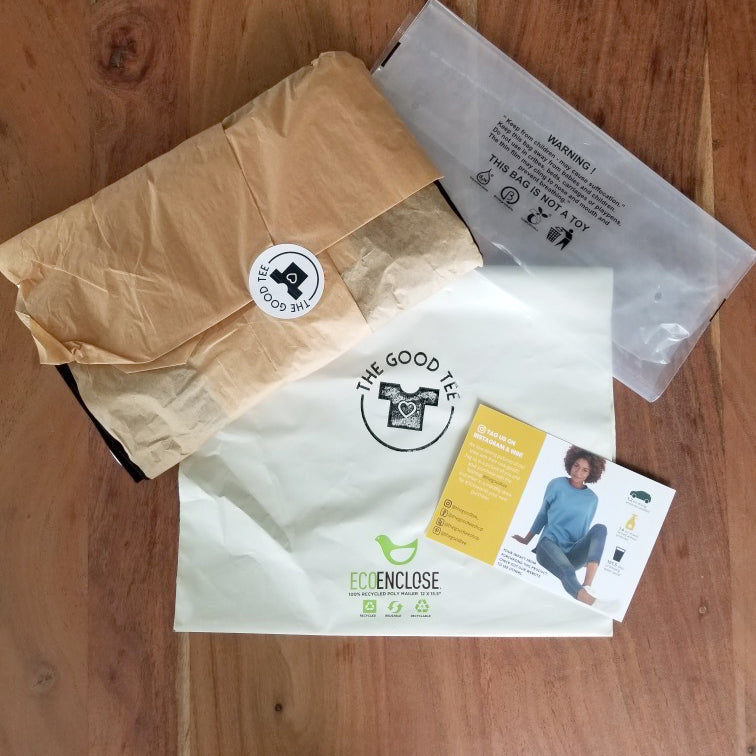 The Good Tee Recyclable Packaging