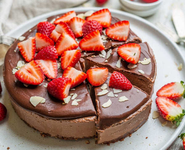 Recipe of Vegan No bake chocolate mousse cake