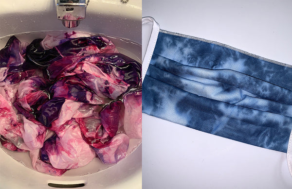 Try tie-dyeing , t-shirt dyeing