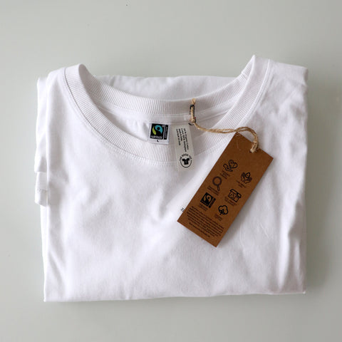 white organic cotton tshirt