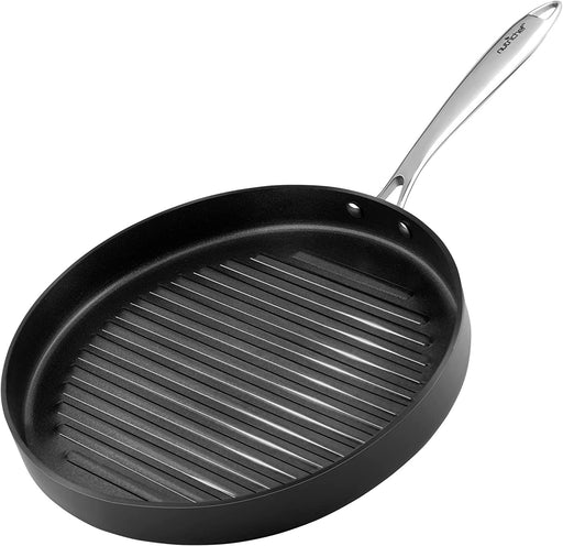 NutriChef Nonstick Stove Top Grill Pan 11 Hard Anodized Nonstick Grill &  Griddle Pan 