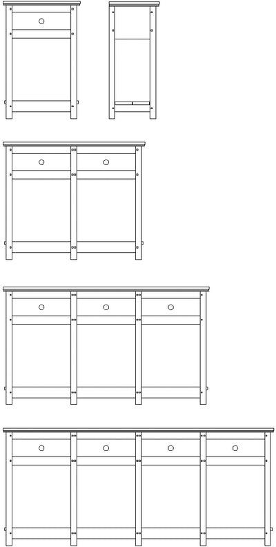 Lanark sideboard design variations