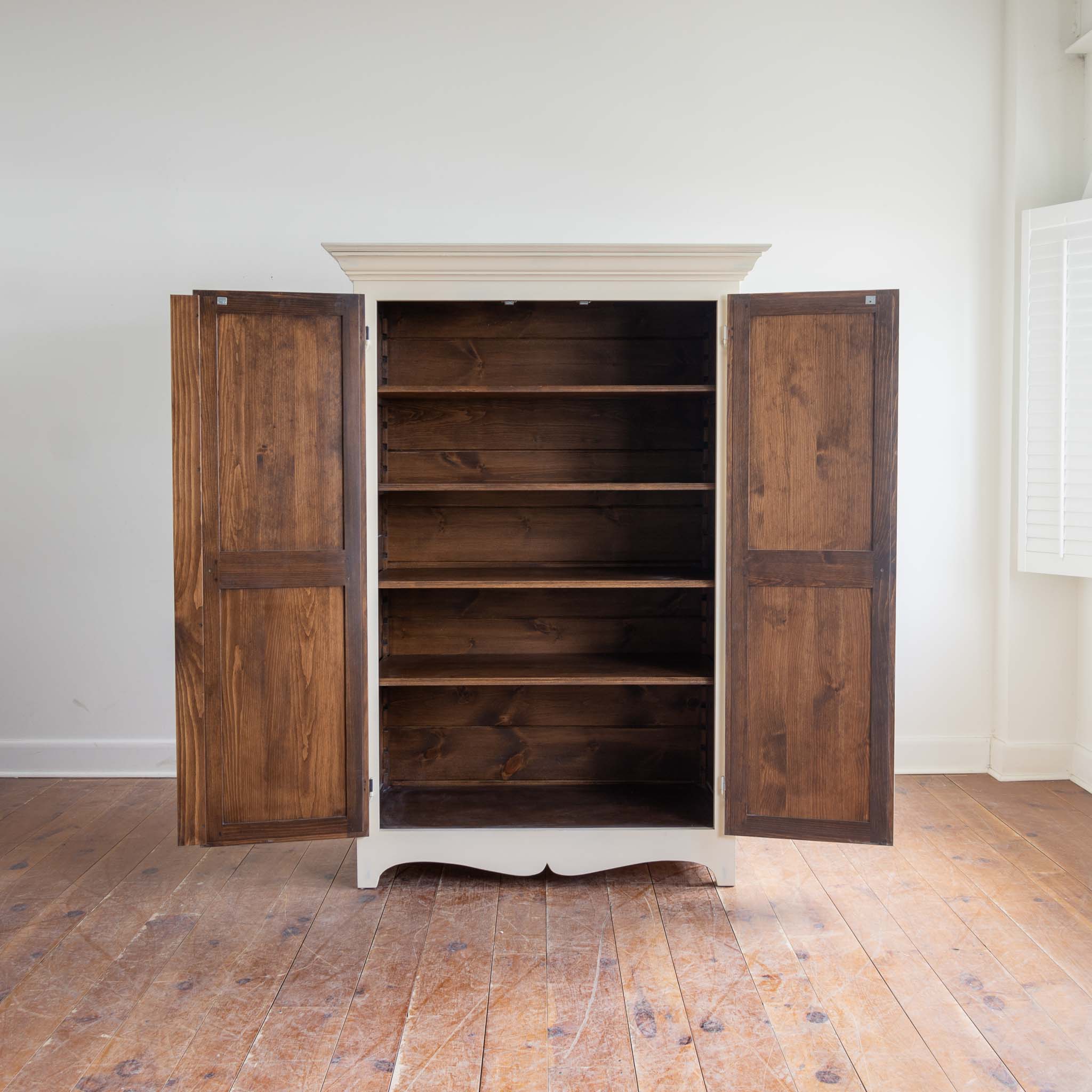 Storage & Bedroom Furniture Ottawa | Raised Panel Armoire in White ...