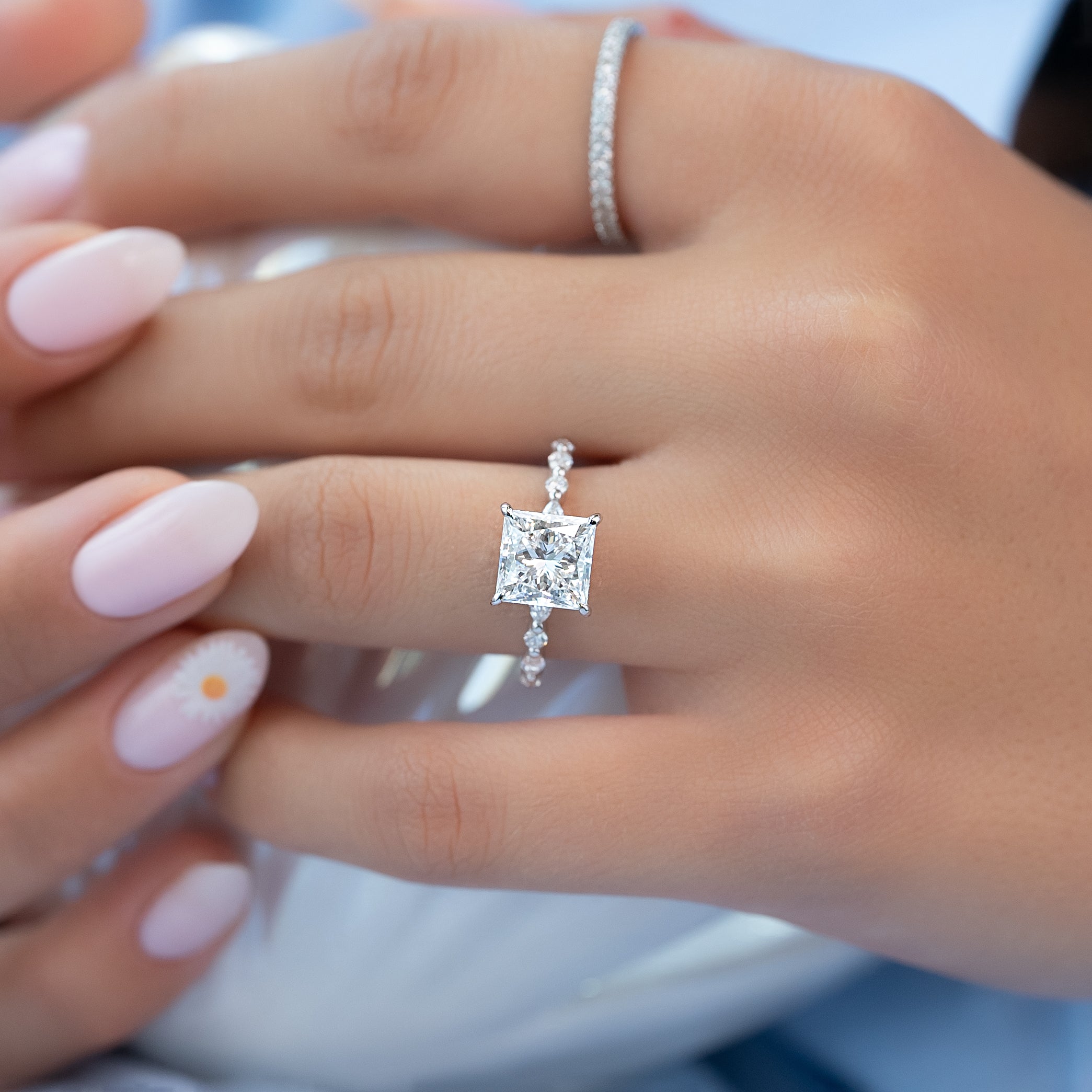 Make Her Feel Like Royalty: Princess Cut Engagement Rings