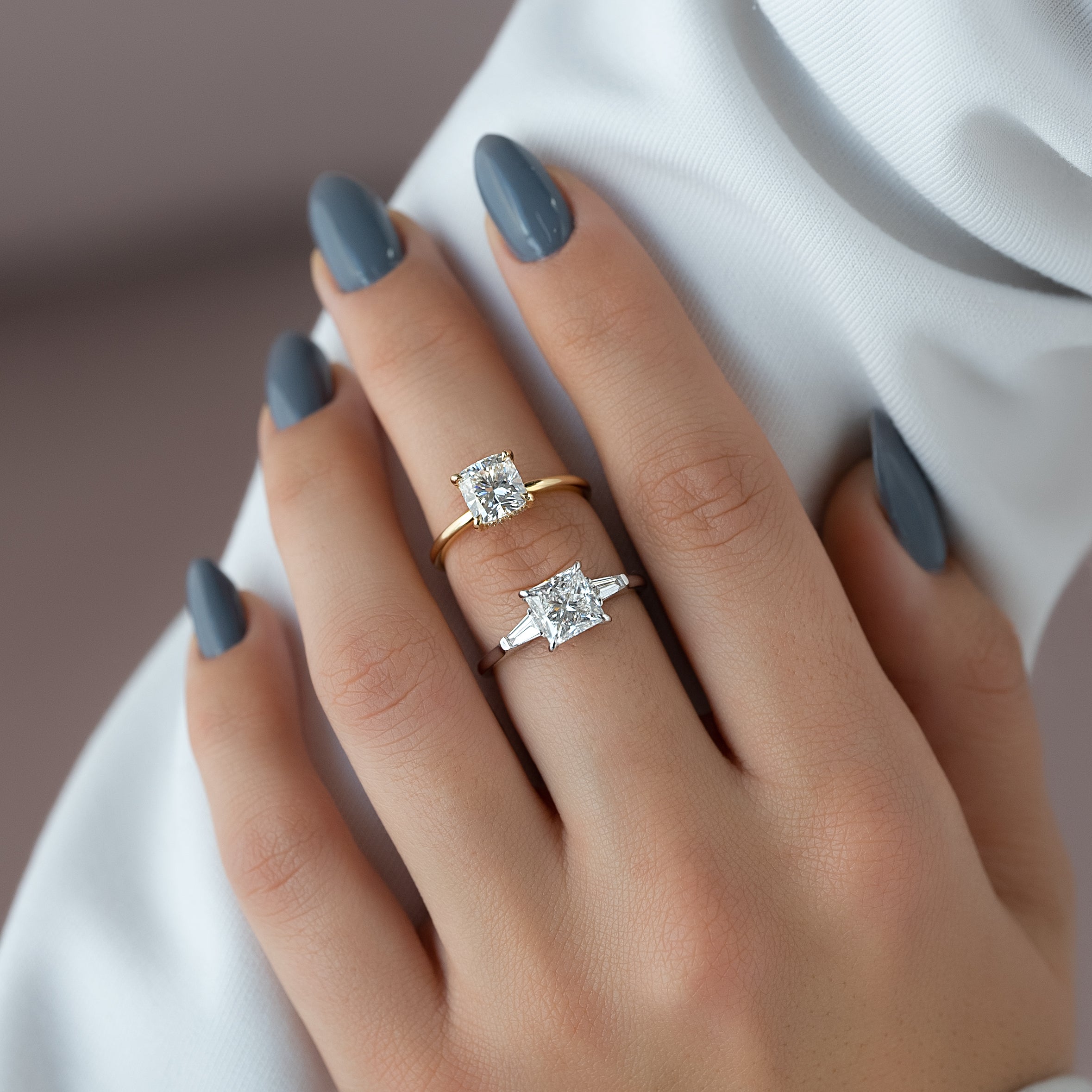 Adaline Diamond Engagement Ring -14K Rose Gold, Solitaire, 2 Carat, – Best  Brilliance