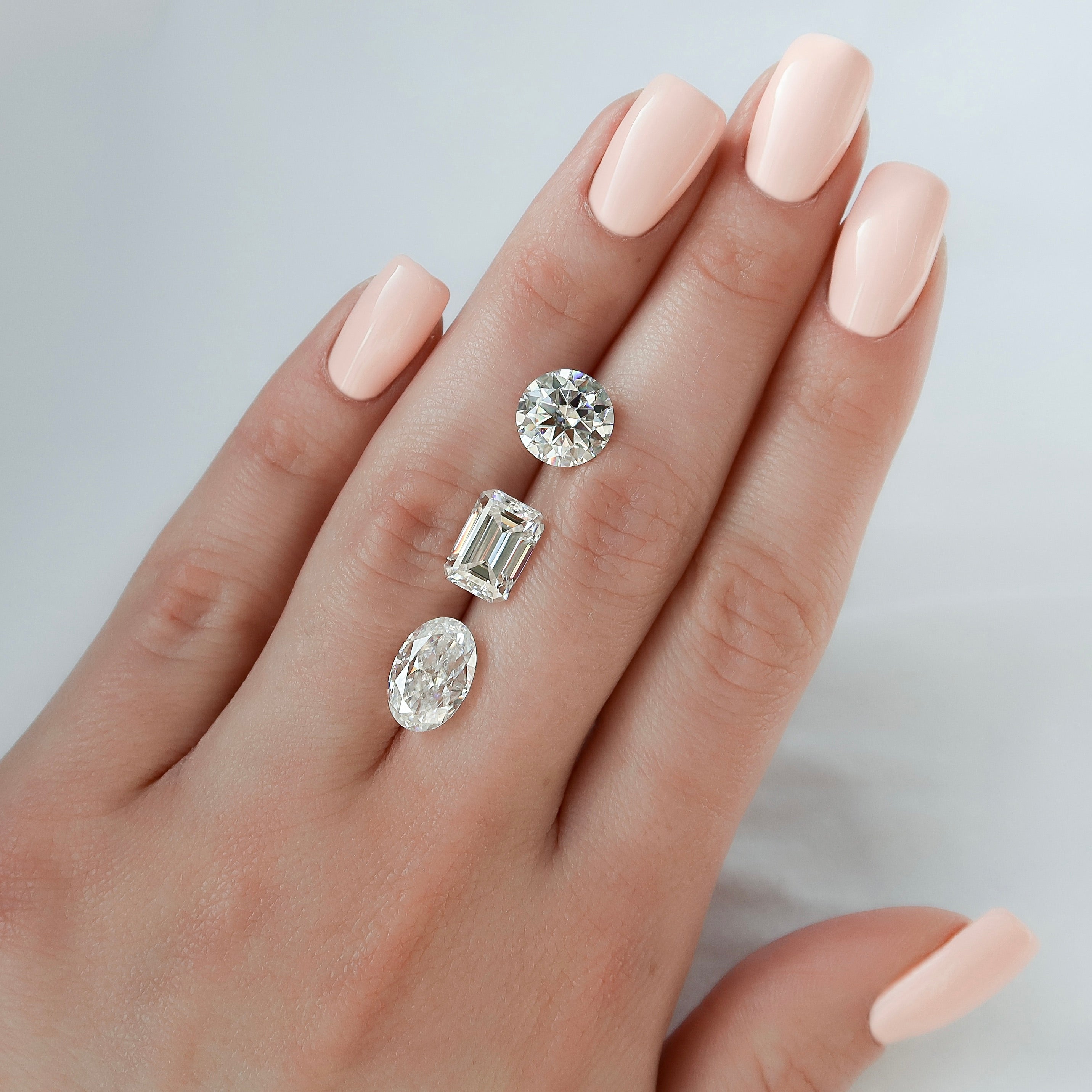 Keyzar · Choose Your Sparkle - Brilliant Vs. Crushed Ice Moissanite