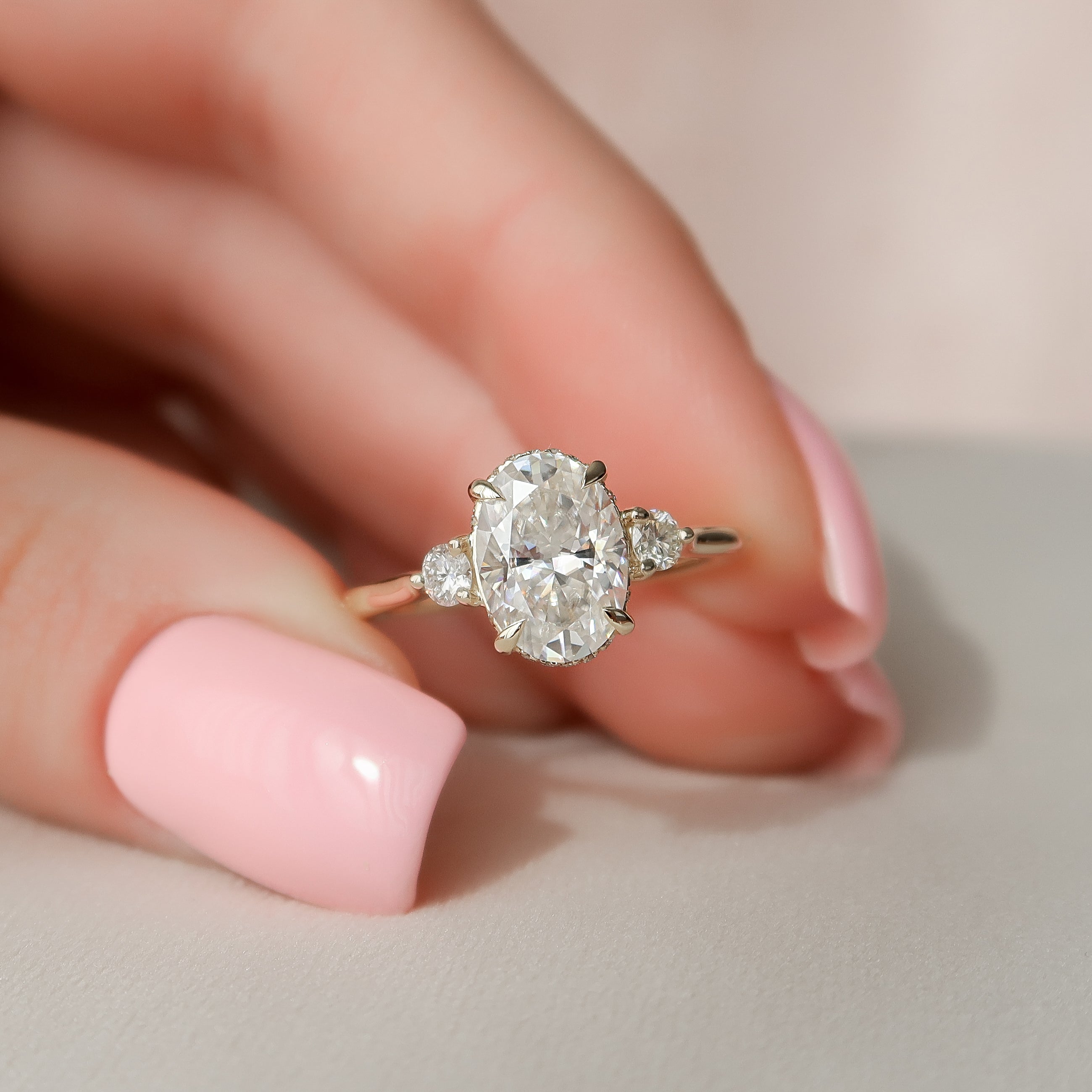 18k White Gold .96 Carat Diamond Engagement ring