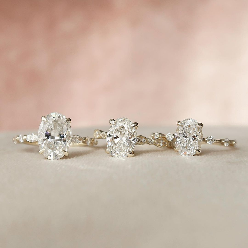 Image of Moissanite Engagement Rings