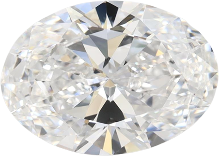 2.12 Carat D VVS2 Oval Lab Diamond