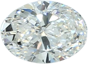0.5 Carat H VS2 Oval Natural Diamond
