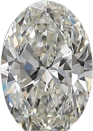 0.52 Carat J VVS1 Oval Natural Diamond