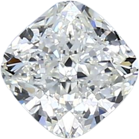 0.63 Carat J VVS1 Cushion Natural Diamond