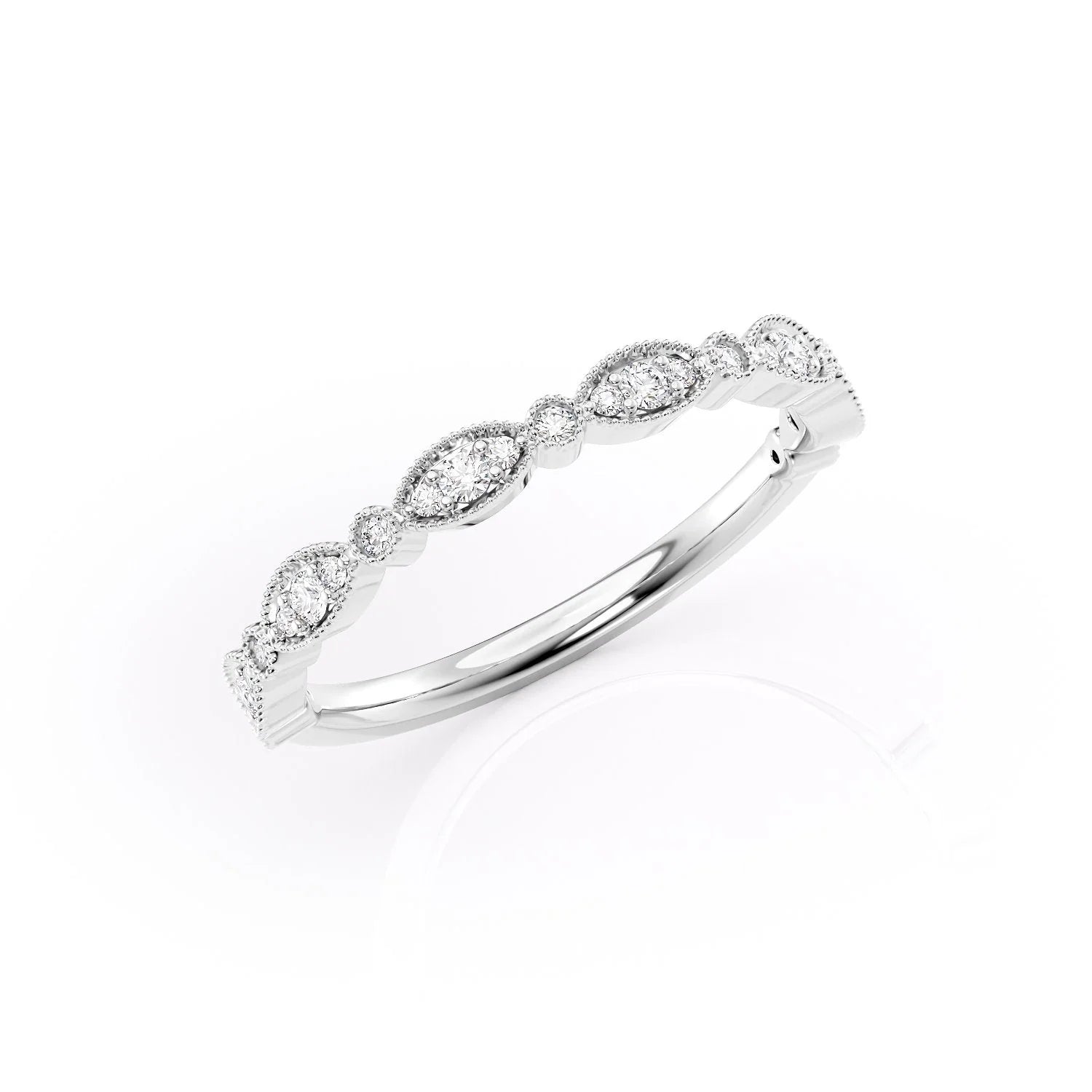 14k White Gold The Jasmine 18k White Gold The Jasmine