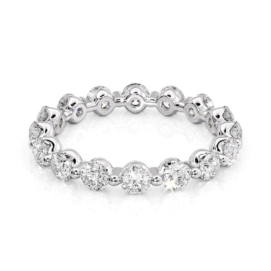 1.5ct Round Shared Prong Eternity WG