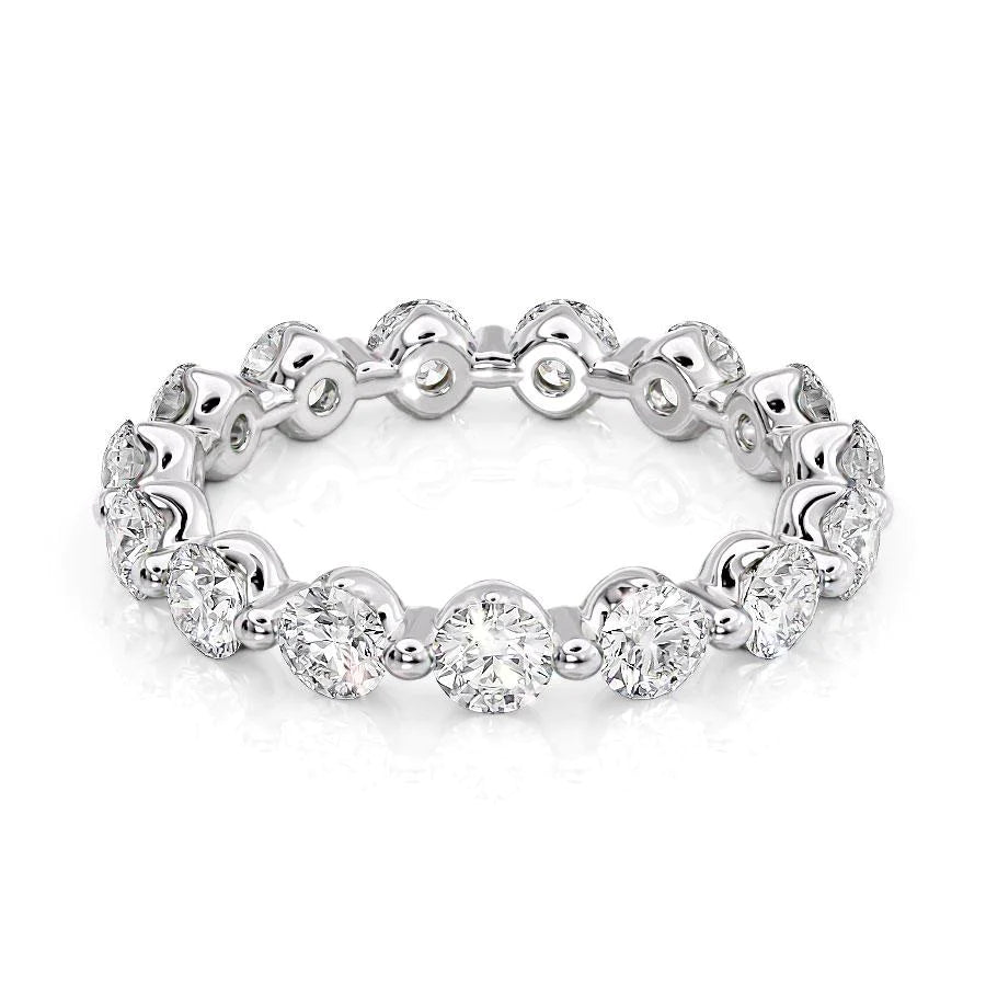2ct Round Shared Prong Eternity WG