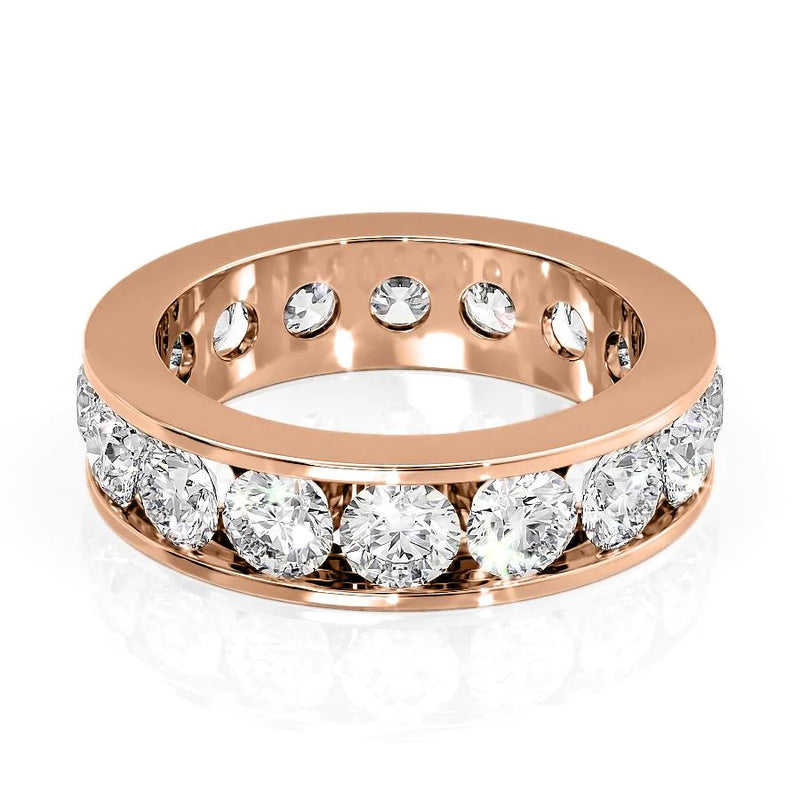 4ct Round Channel Eternity RG