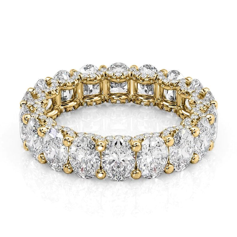 5.8ct Oval U Prong Eternity YG