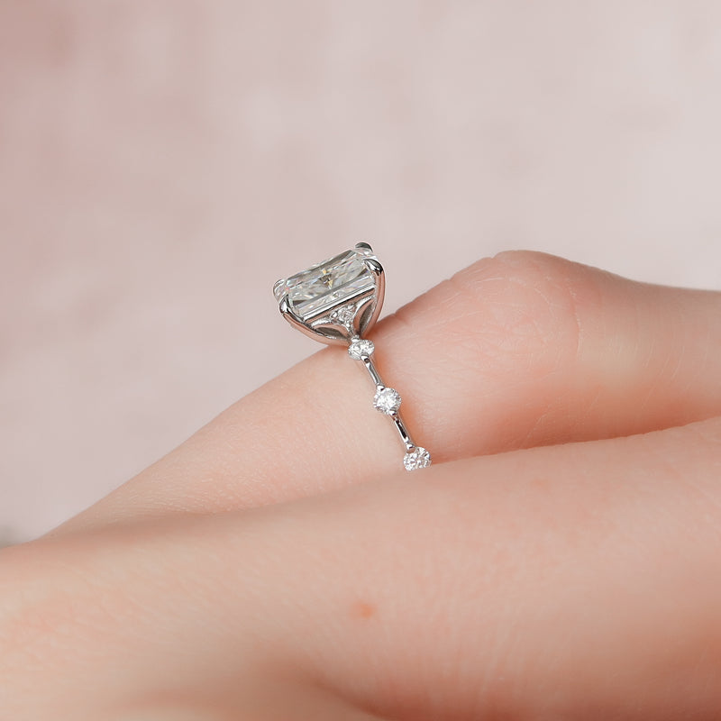 The Penelope - Engagement Ring Made in White Gold