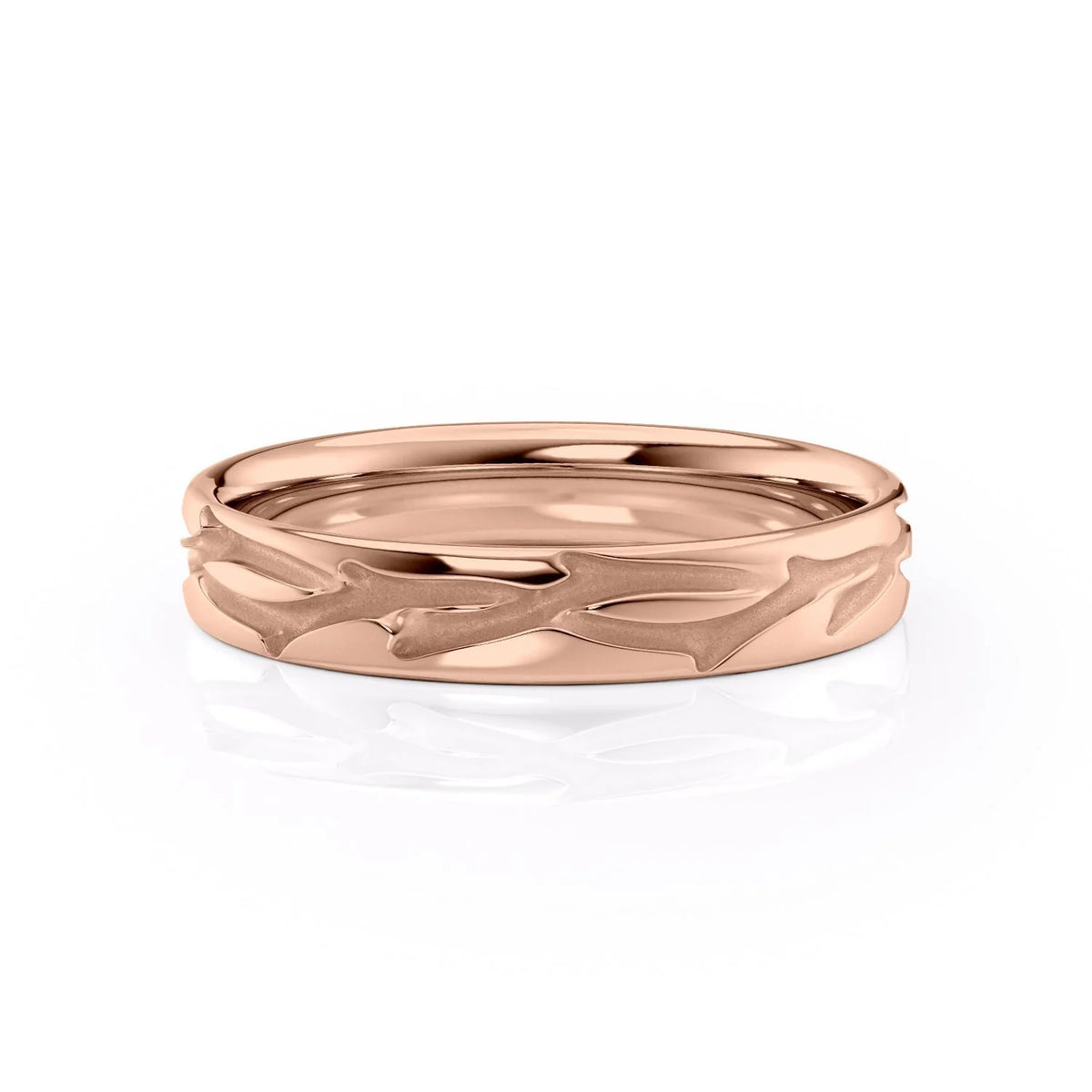 14k Rose Gold 4MM The Twig Cigar 18k Rose Gold 4MM The Twig Cigar