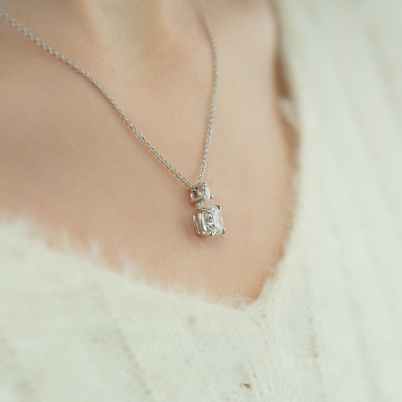 The Billie - Pendant Made in White Gold