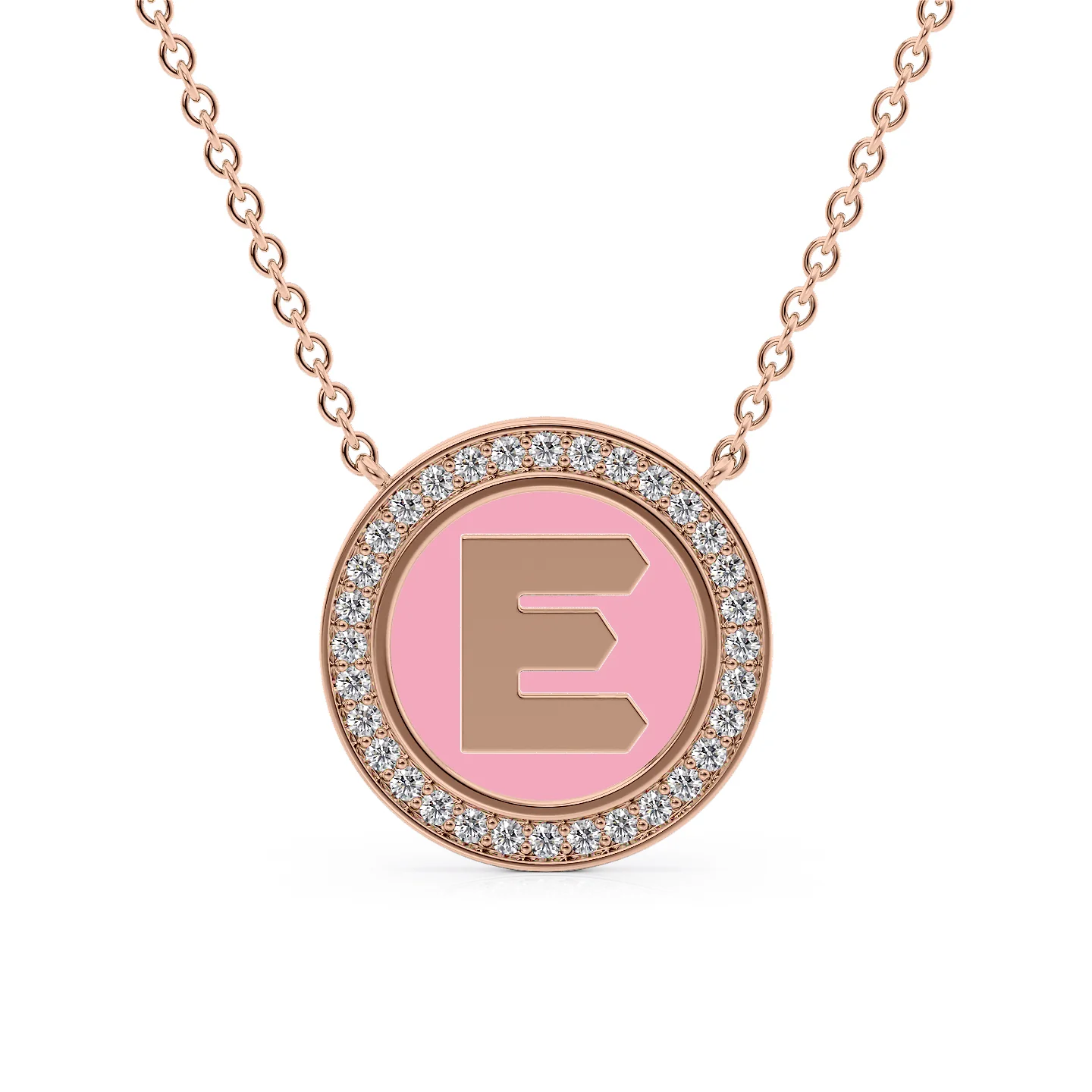 P D PAOLA - Letter E Necklace - 925 Sterling Silver 18k Gold Plated -  Jewellery for Women : Amazon.co.uk: Fashion