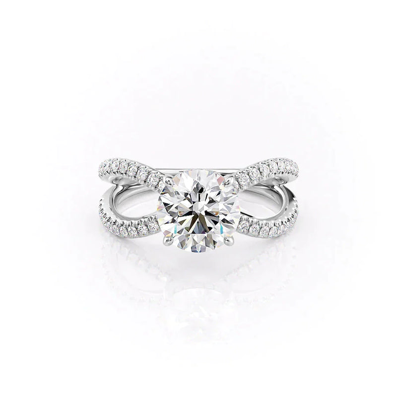 The Zoey Round White Gold 14k, The Zoey Round White Gold 18k