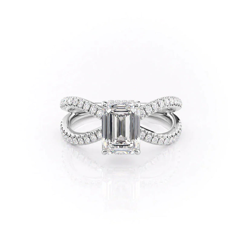 The Zoey Emerald White Gold 14k, The Zoey Emerald White Gold 18k