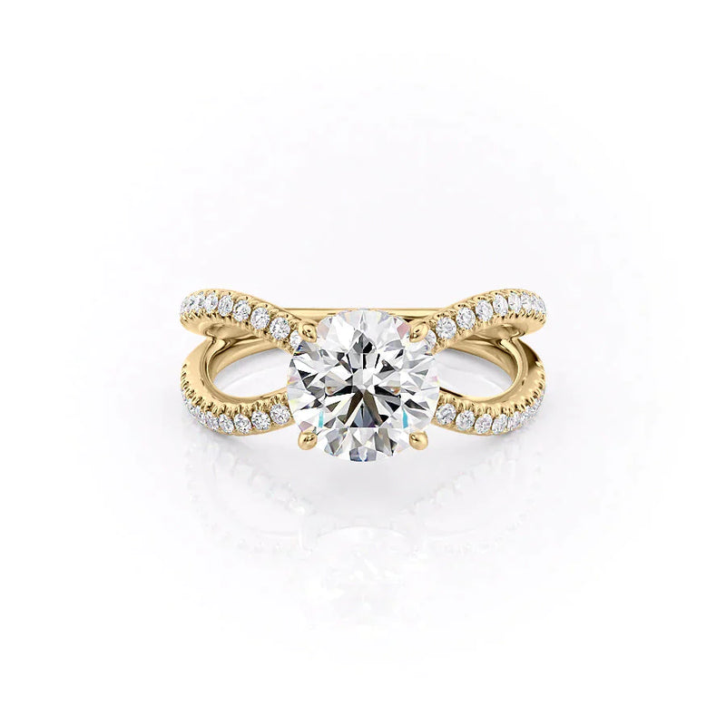 The Zoey Round Yellow Gold 14k, The Zoey Round Yellow Gold 18k