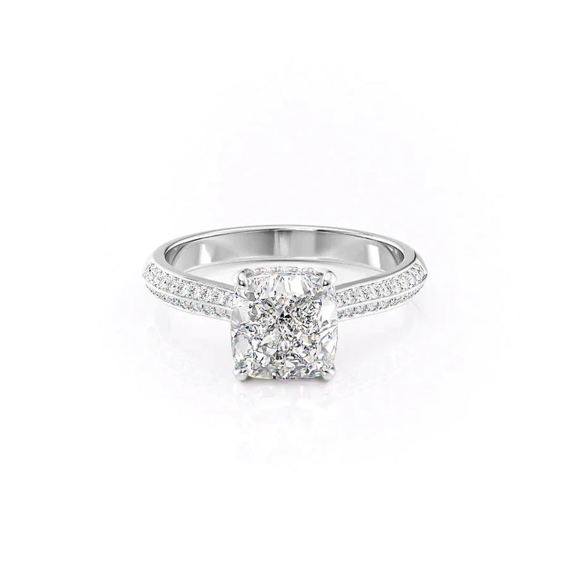 Cushion White Gold 14K The Kayla, Cushion White Gold 18K The Kayla
