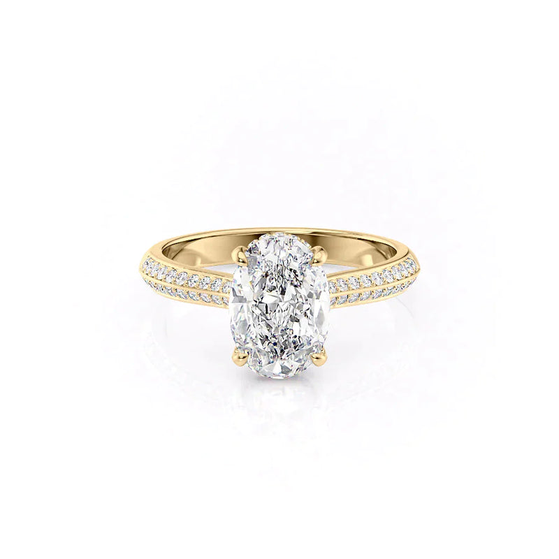 Oval Yellow Gold 14K The Kayla, Oval Yellow Gold 18K The Kayla