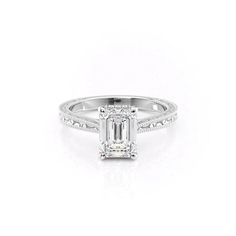 Emerald White Gold 14K The Elizabeth, Emerald White Gold 18K The Elizabeth