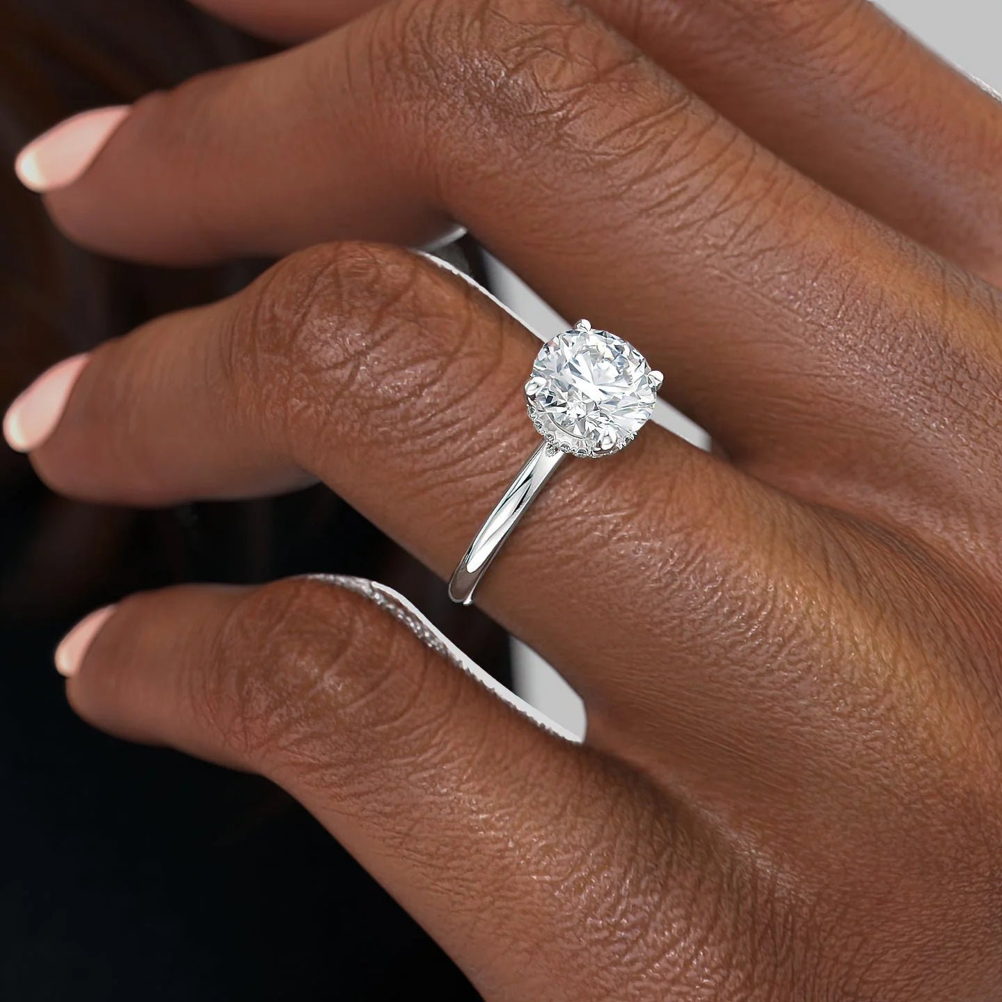Round Engagement Ring- Round Stone | Round engagement rings, Engagement  rings affordable, Engagement rings