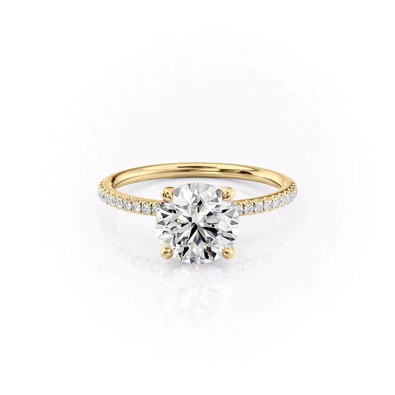 The Pave Petal Kamellie YG R