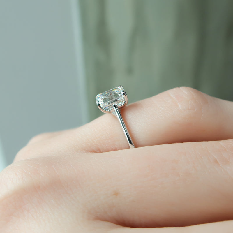 The Lexie - Engagement Ring Made in White Gold