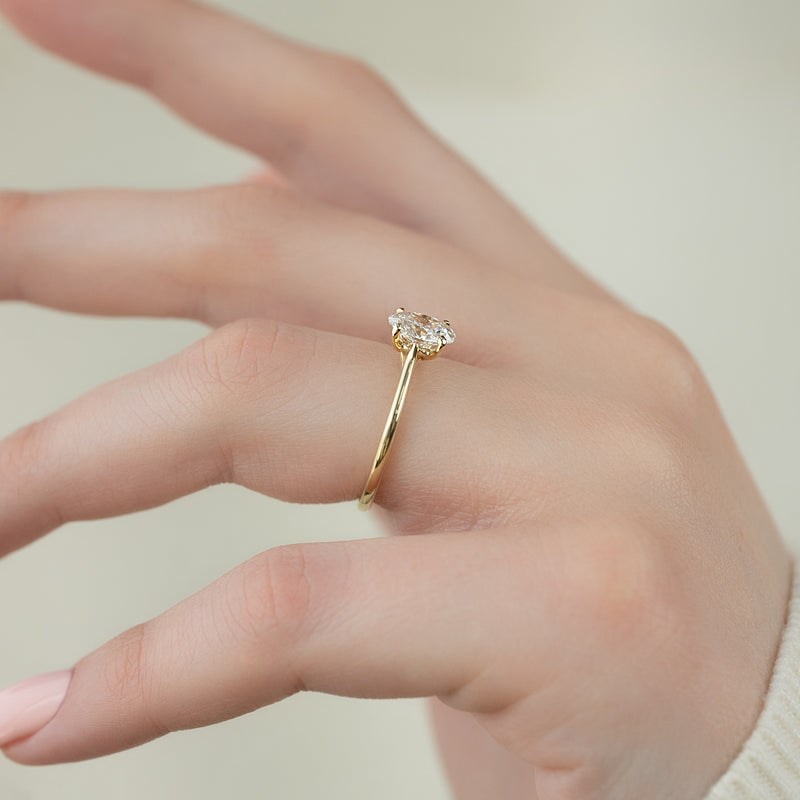 The Lexie - Engagement Ring Made in Yellow Gold