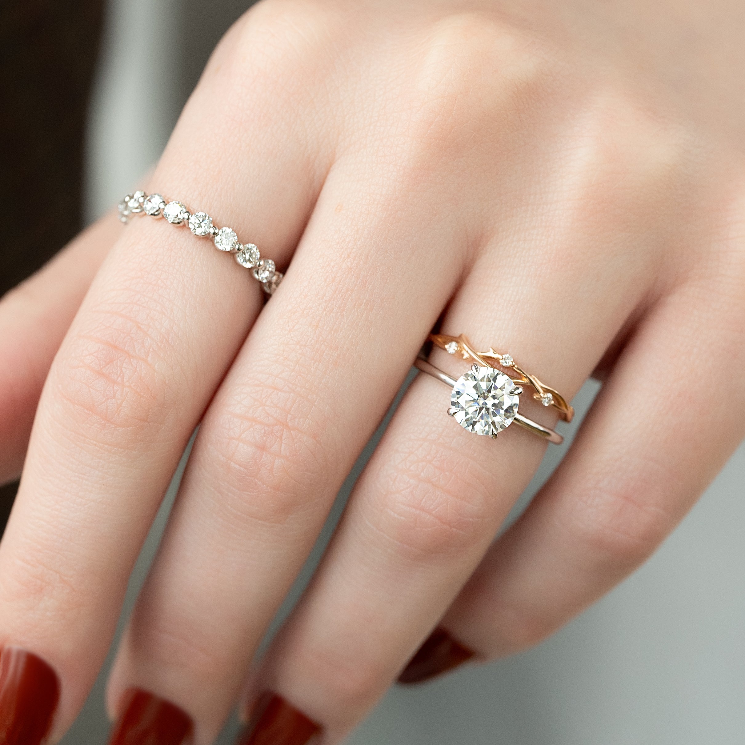 Shop Blue Diamond Wedding Rings | Leibish